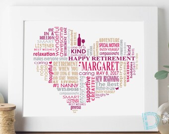 Retirement Gift, Retirement Gift for Women, Retirement Gifts, Retirement Party, Retirement Printable, Retiring Gift, Coworker Retirement
