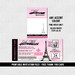 PARIS BOARDING PASS Invitations + Thank You Card - Birthday, Baby or Bridal Shower Invite Any Age/Color  (print your own) Printable Files 