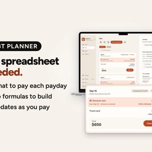 Debt Payoff Tracker App: Snowball & Avalanche Planner, Works Offline on Phone, Tablet, Computer image 3