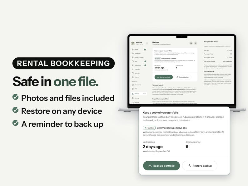 RentDesk App zur Verfolgung von Mietobjekten, Vermieter-Verwaltungstool (Digitaler Download) Bild 10