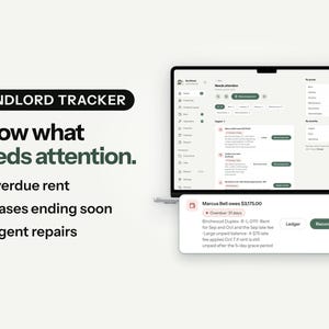 RentDesk App zur Verfolgung von Mietobjekten, Vermieter-Verwaltungstool (Digitaler Download) Bild 5
