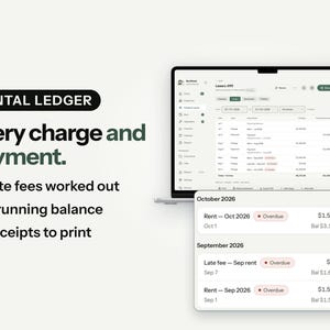 RentDesk App zur Verfolgung von Mietobjekten, Vermieter-Verwaltungstool (Digitaler Download) Bild 4