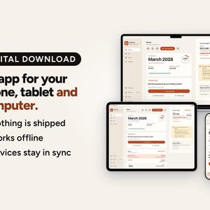 Debt Payoff Tracker App: Snowball & Avalanche Planner, Works Offline on Phone, Tablet, Computer image 2