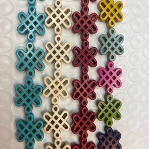 15x20mm decorative chinese knot design, howlite bead