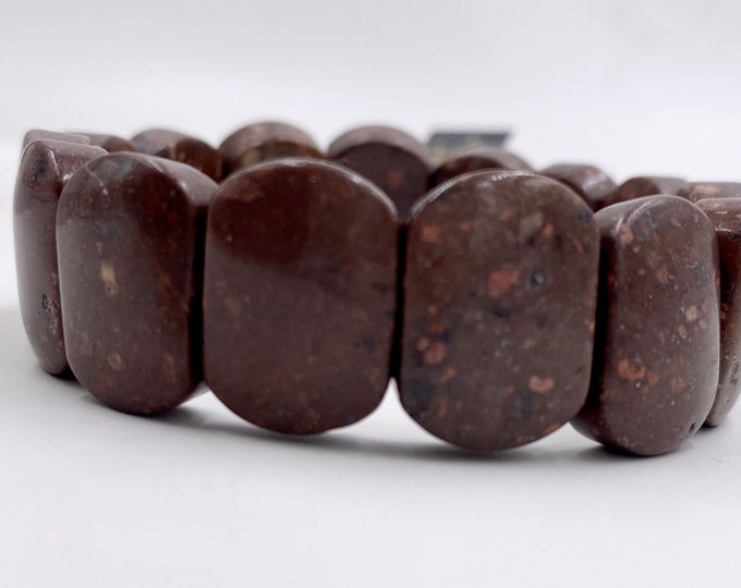 Boho Bracelet, Jasper Beads Stretch Bracelet; Brown Jasper Bracelet, Jasper Bracelet, Mens Bracelet, Fall Jewelry, gemstone Bracelet