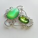 Pendant, Green Pendant, Necklace Pendant, Jewelry supplies, Pendants for Necklaces, Green Necklace Pendants, Green Jewelry Supplies
