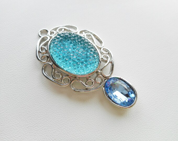Pendant, Blue Pendant, Necklace Pendant, Jewelry supplies, Pendants for Necklaces, Blue Necklace Pendants,Blue Jewelry Supplies