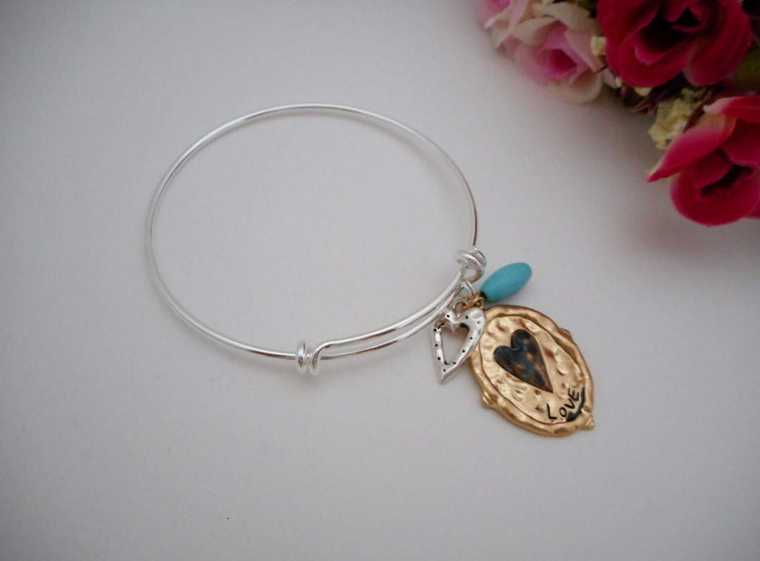 LOVE Letter Bracelets Bangles Heart Love ever Charm Bracelet 10pcs30pcs-B026