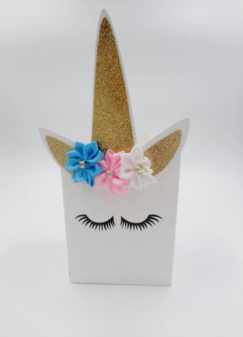 Unicorn Favor Box Unicorn Birthday Unicorn Party Etsy