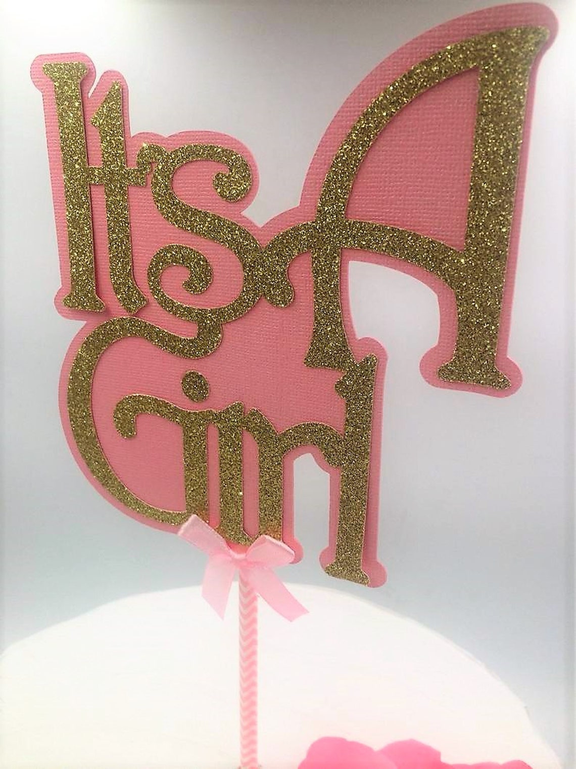 It's a Girl Cake Topper Baby Girl Baby Shower Cake | Etsy