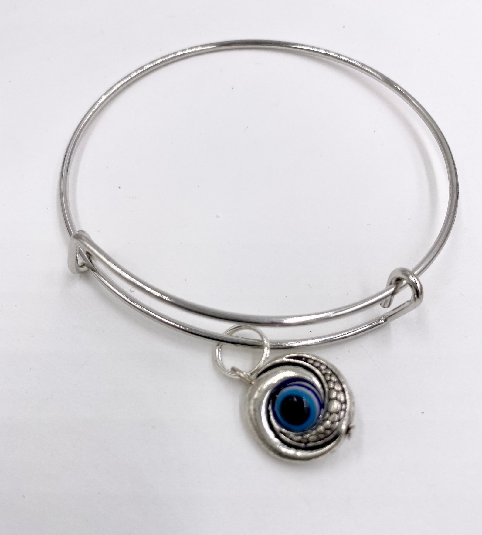 Evil Eye Jewelry Evil Eye Protection Charm Bangle Evil Eye Etsy