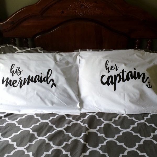 Couples Pillowcases Etsy