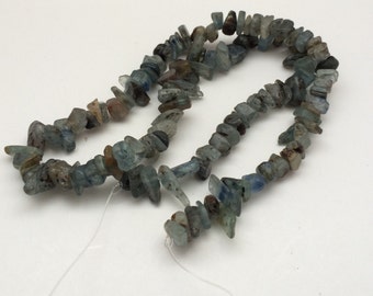 Kyanite Chip Gemstone Loose Bead strand, Destash, Jewelry supplies, loose beads, kyanite beads, kyanite pebble beads