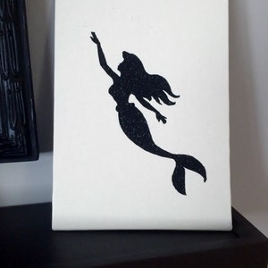 Mermaid Wall Art, Mermaid  Sign, Mermaid  Art, Nautical  Decor, Housewarming Gift, Canvas Art, Mantel Art, Nursery Wall Decor, Mermaid print