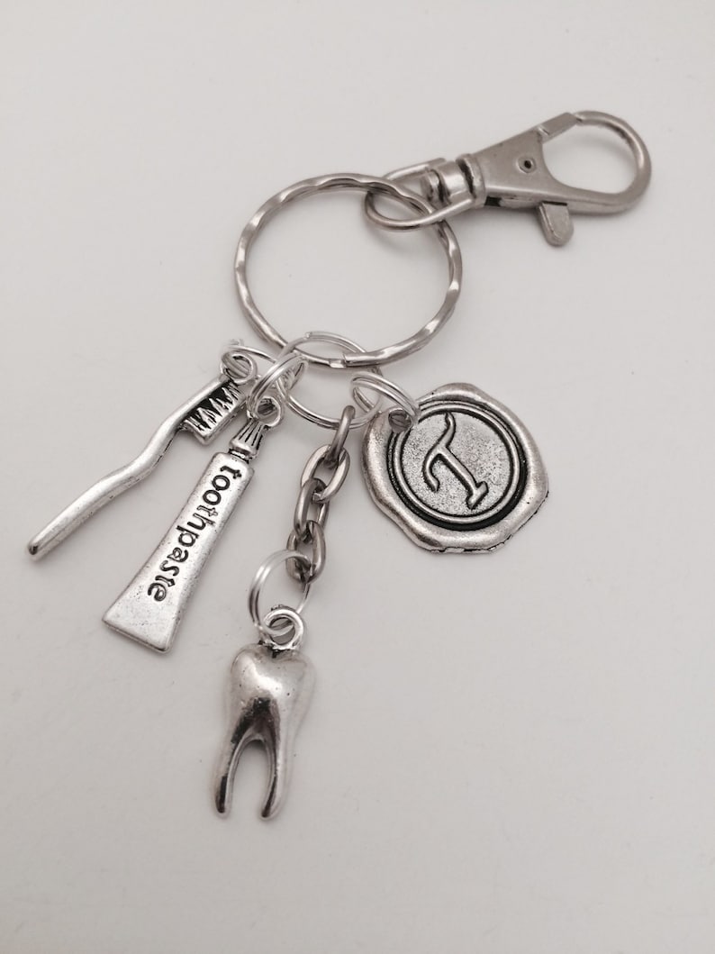 Dental Hygienist Keychains Personalized Dental Hygienist Etsy