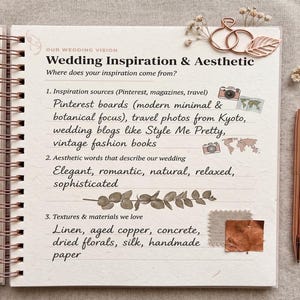 Wedding Planner PDF, Printable Wedding Planning Book, 186 Page Wedding Organizer, Engagement Gift, Bride Binder, Digital Download Checklist image 12