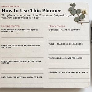 Wedding Planner PDF, Printable Wedding Planning Book, 186 Page Wedding Organizer, Engagement Gift, Bride Binder, Digital Download Checklist image 4