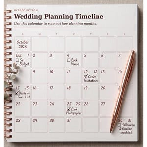 Wedding Planner PDF, Printable Wedding Planning Book, 186 Page Wedding Organizer, Engagement Gift, Bride Binder, Digital Download Checklist image 16
