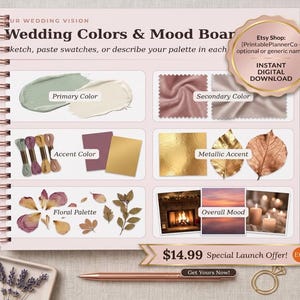 Wedding Planner PDF, Printable Wedding Planning Book, 186 Page Wedding Organizer, Engagement Gift, Bride Binder, Digital Download Checklist image 13