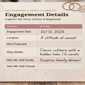 Wedding Planner PDF, Printable Wedding Planning Book, 186 Page Wedding Organizer, Engagement Gift, Bride Binder, Digital Download Checklist image 8