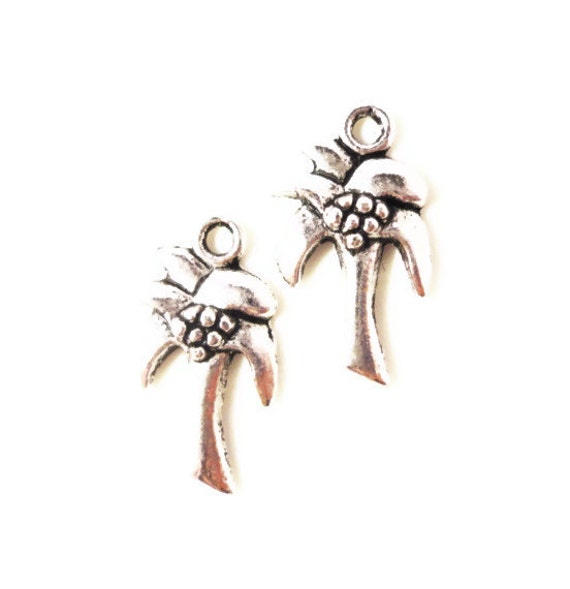 Tibetan Alloy Antique Silver Small Feathers Single Sided 19x4mm