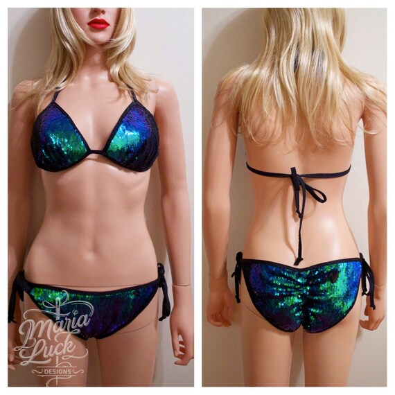 sequin bathing suit