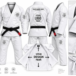 CUSTOM BJJ GI – Personalized Brazilian Jiu Jitsu Kimono With Custom Logo & Name