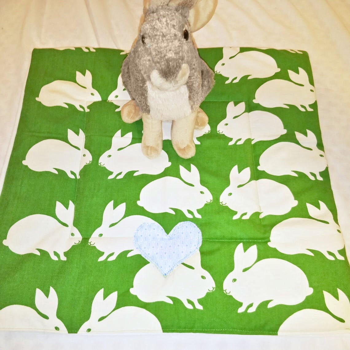 Padded Bunny Rabbit Mat Bed Eco Cotton Large Size Etsy