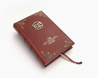 The NeverEnding Story - Michael Ende - Cosplay, Leather Book, Illustrated - Red & Green Edition