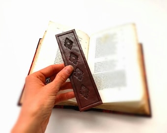 Luxury Leather Bookmark - the perfect gift