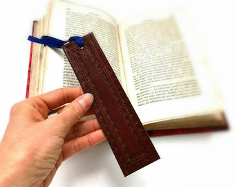 Luxury Leather Bookmark - the perfect gift