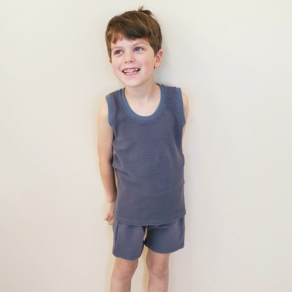 Organic Cotton, Childrens Tank Top and Shorts