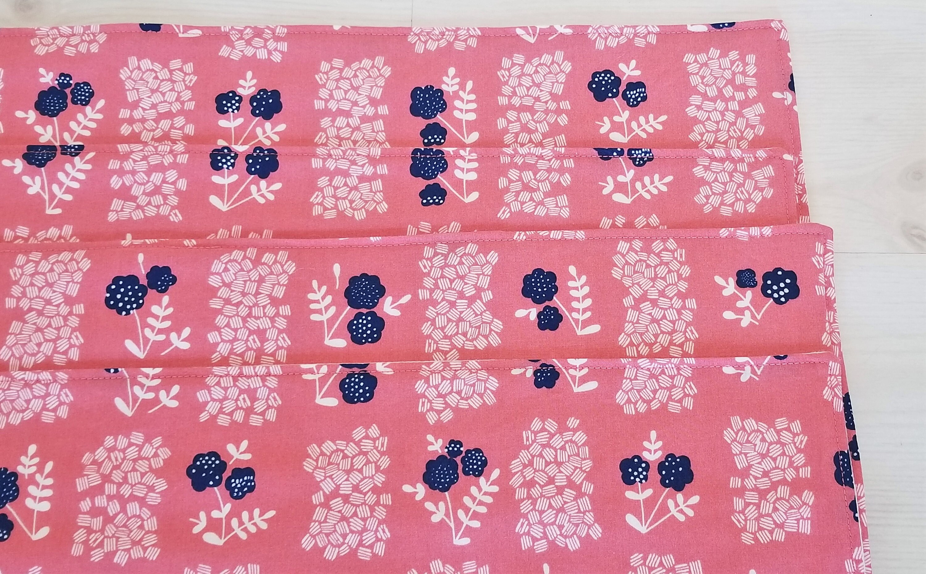 Organic Cotton Placemats Floral Placemats Organic Placemats Etsy