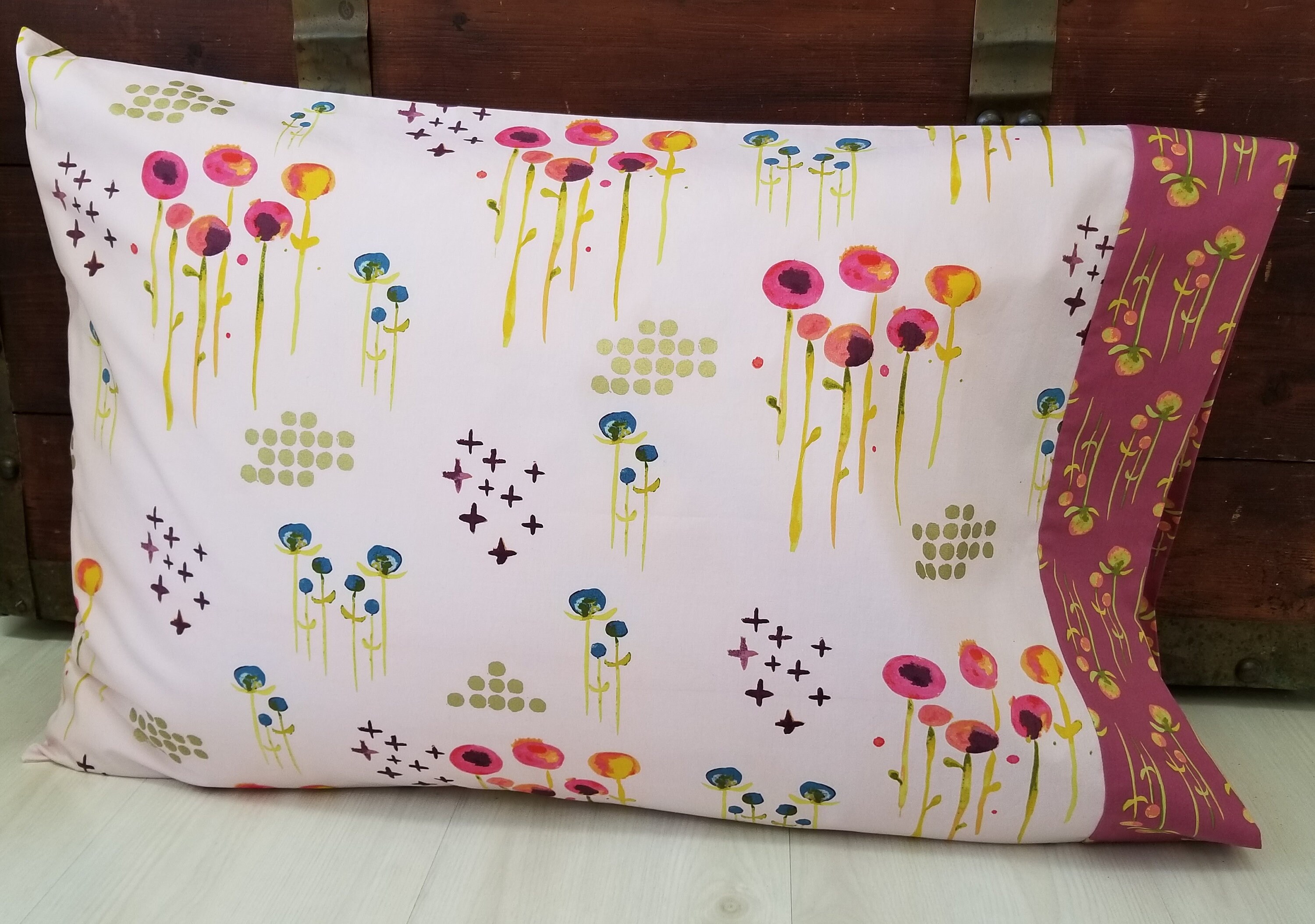 floral standard pillowcases