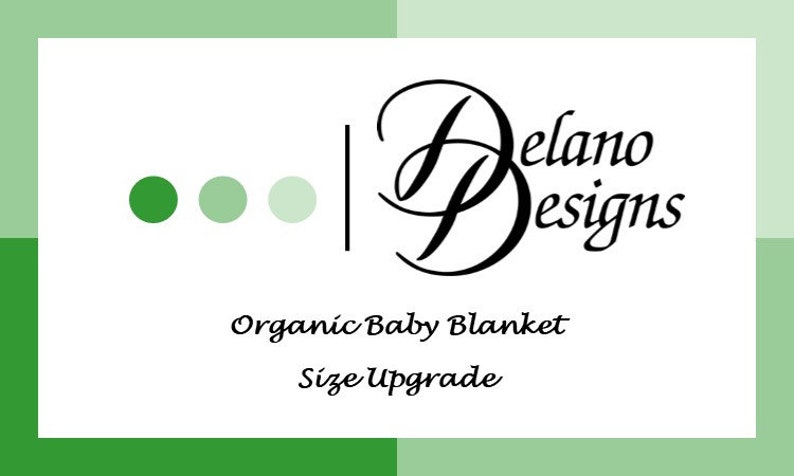 Size Upgrade Only Organic Baby Blanket Organic Toddler Blanket
