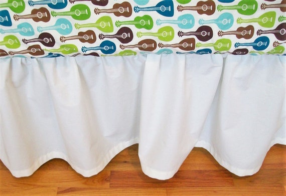 Organic Crib Skirt Custom Crib Skirt Gathered Crib Skirt Etsy