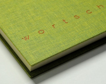 Notebook "vocabulary", dark green
