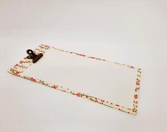 Clipboard 11 x 24 cm covered with paper in Chiyogami decor 4