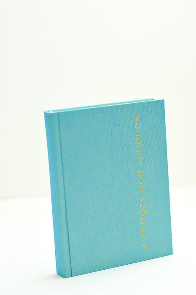 Notebook, bright blue important and beautiful image 1