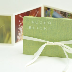 Photo Book MOMENTS, light green image 1