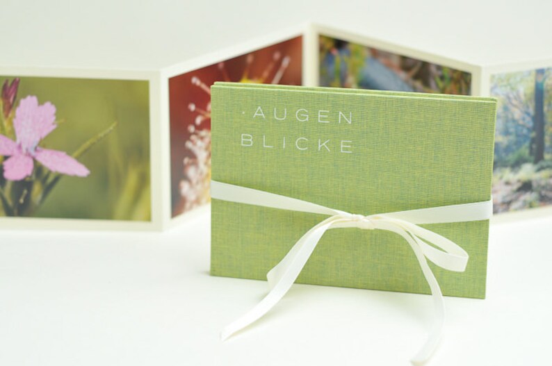 Photo Book MOMENTS, light green image 1