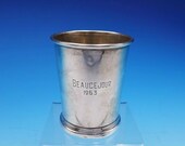 Preisner Sterling Silver Mint Julep Cup 140 3 3 4 quot Tall ( 3484)