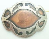 Arts And Crafts Heintz Sterling And Copper Pin ( j2520)