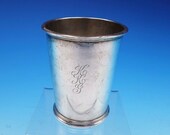International Sterling Silver Mint Julep Cup p64 3 3 4 quot Tall X 3 1 8 quot ( 3480)