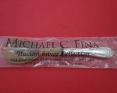 Louis Xv By Fina-italy Sterling Silver Salad Serving Fork W Horn 9 quot New