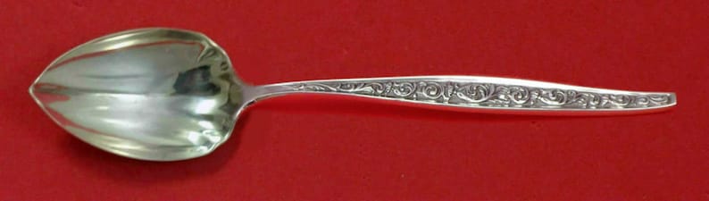 Renaissance Scroll by Reed and Barton Sterling Grapefruit Spoon Fluted Custom