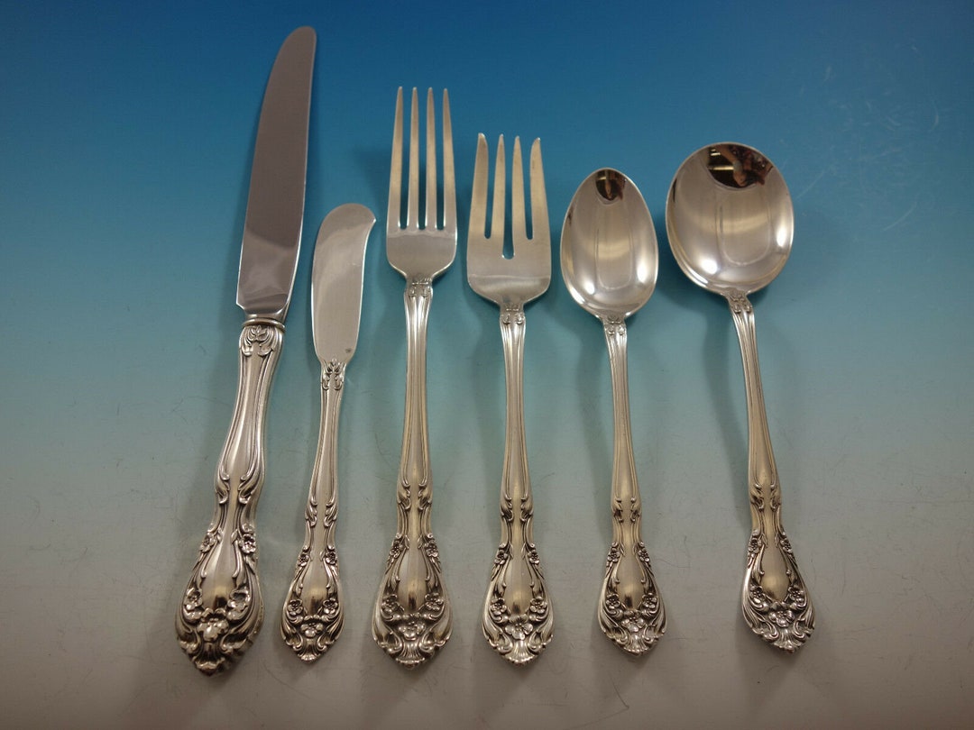 Chateau Rose by Alvin Sterling Silver Flatware Set for 8 Service