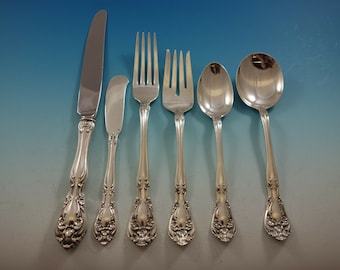 Chateau Rose by Alvin Sterling Silver Flatware Set for 8 Service