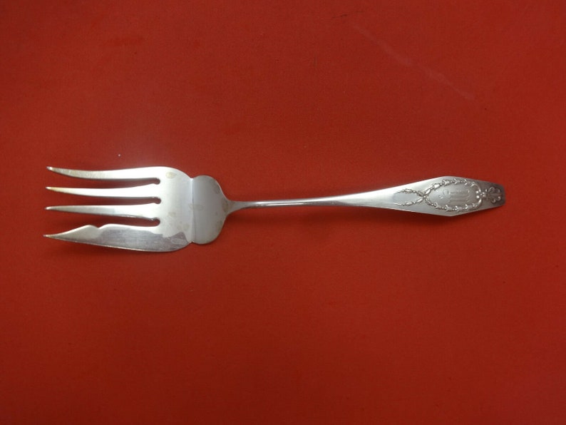 Wreath by Gorham Sterling Silver Cold Meat Fork 7 14