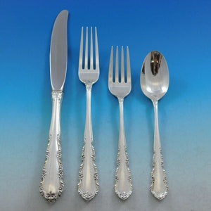 Shenandoah By Wallace Sterling Silver Flatware Set For 8 Service 32 Pieces